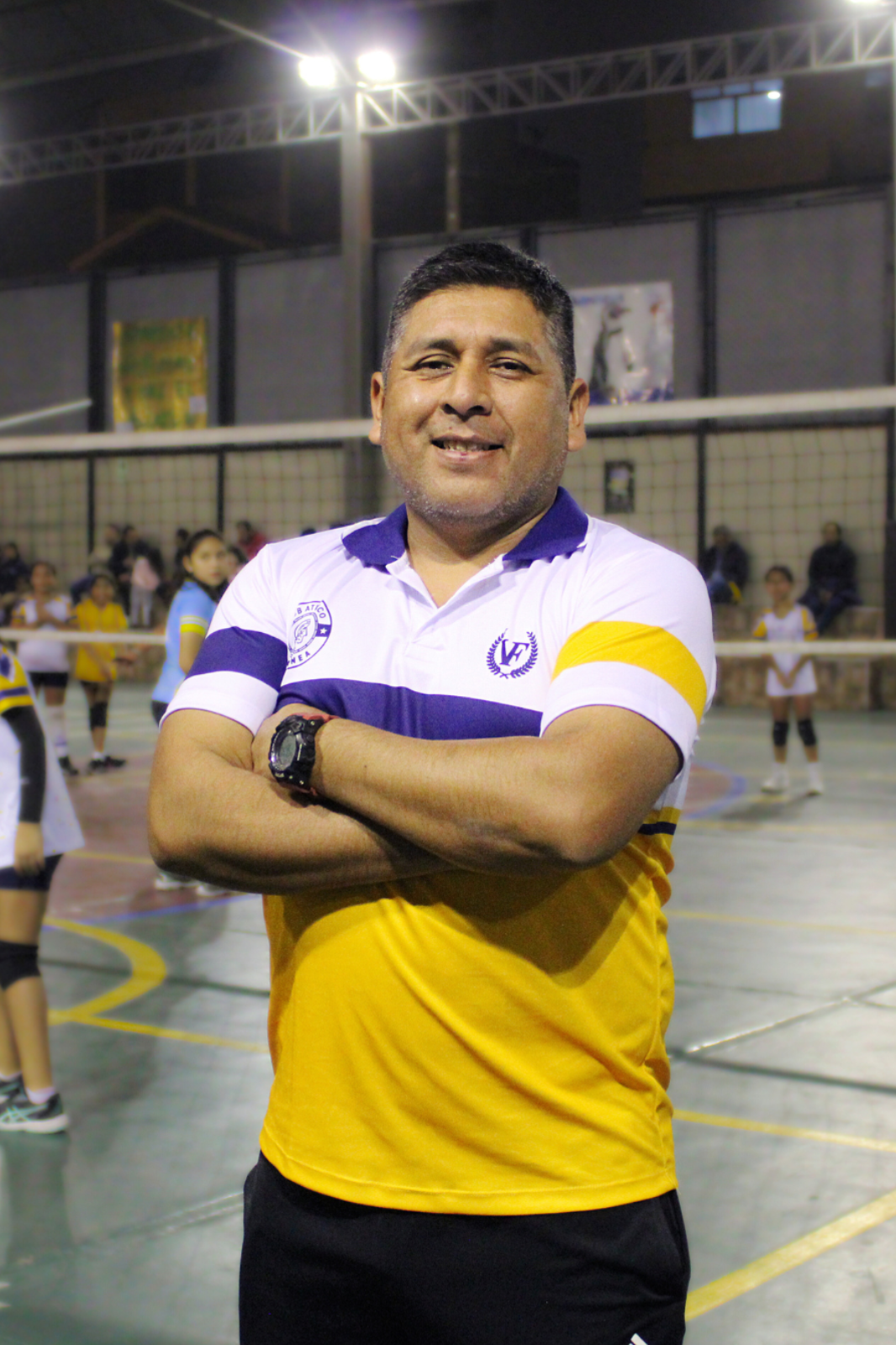 Johnny Braco - Entrenador de vóleibol del Club Atlético Atenea